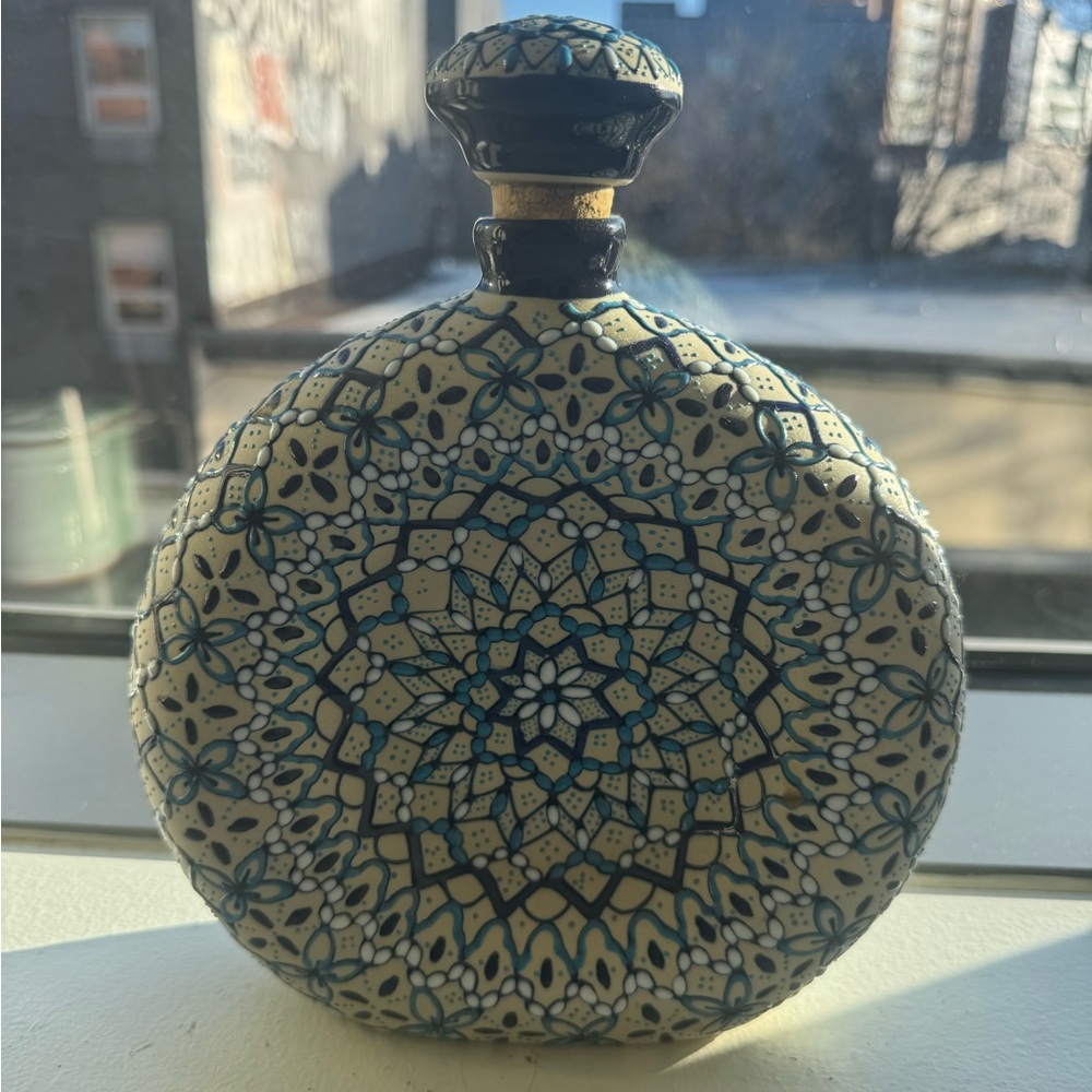 Artisanal hand crafted Mexico City vase